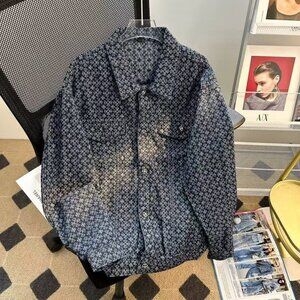 Chrome Hearts Printed V-neck short shirt